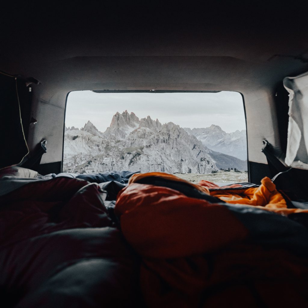 reiseziele herbst dolomiten aussicht camper