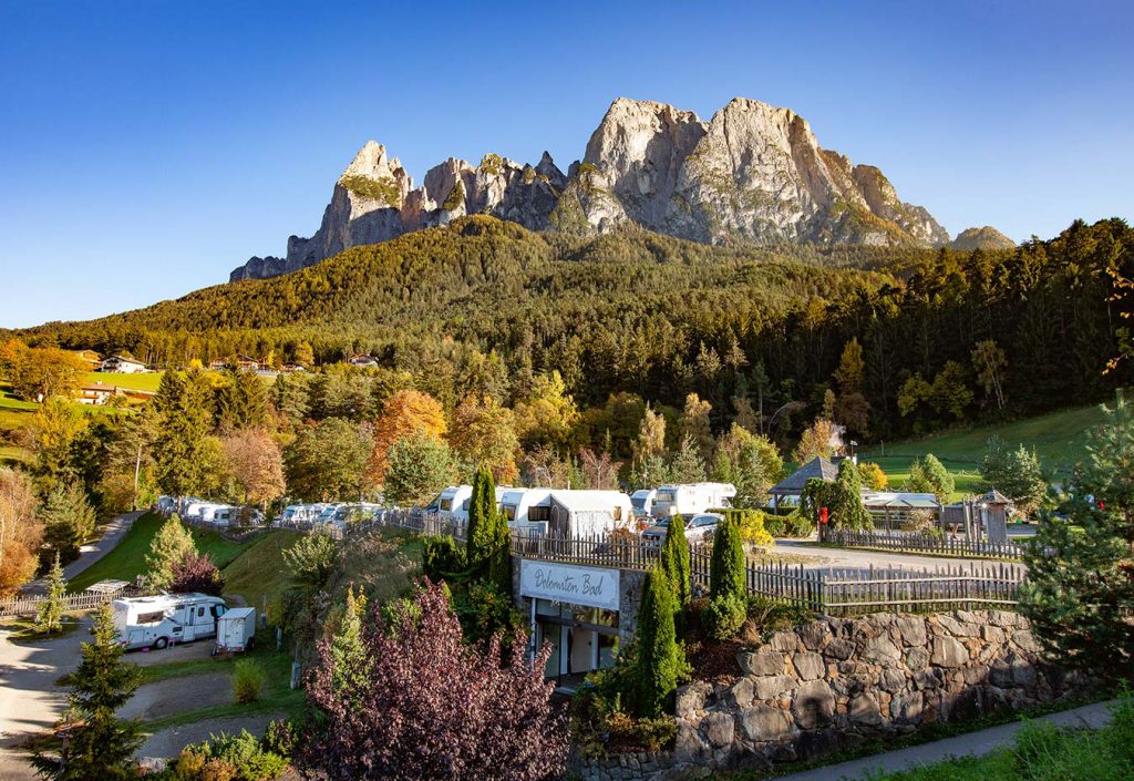reiseziele herbst dolomiten camping seiser alm