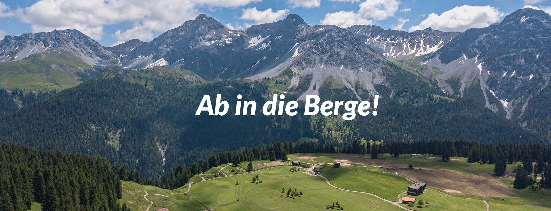 Aussichtspunkt Maraner Stein Arosa Lenzerheide ab in die berge