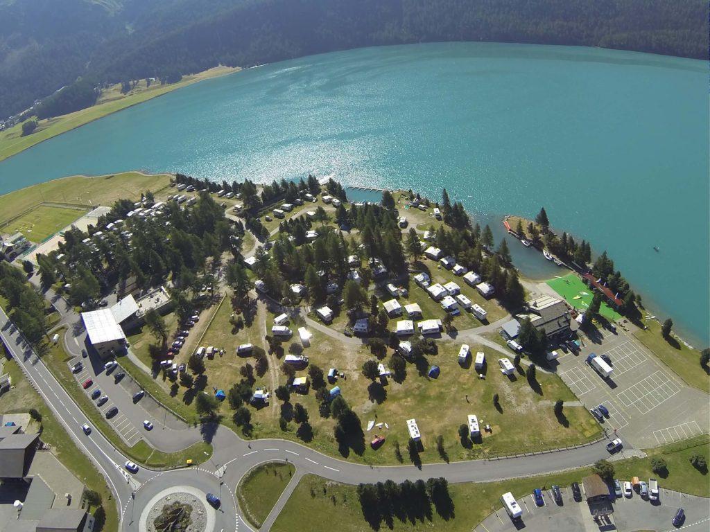 camping am see silvaplana