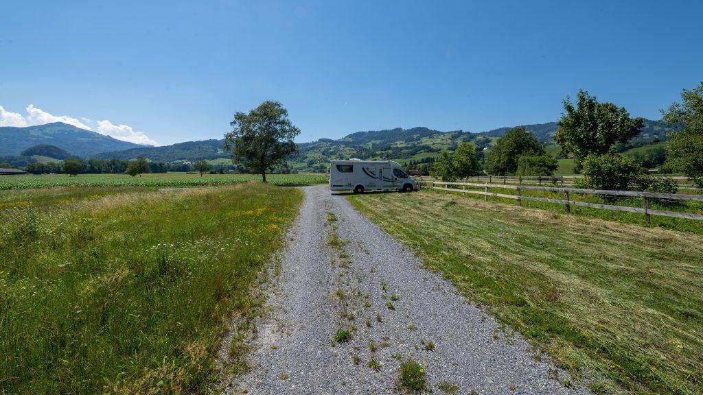 stellplaetze schweiz stellplatz rheintal