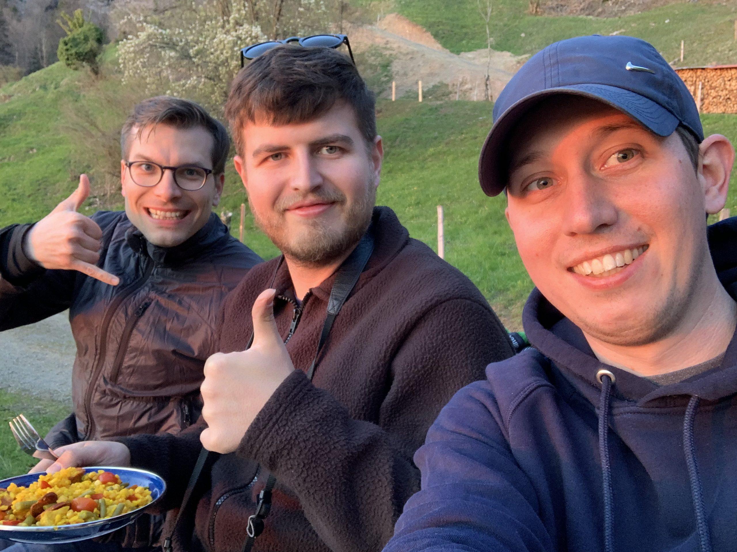 wildcampig-schweiz-abendessen wildcampig schweiz abendessen