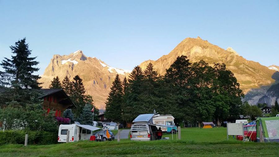 campingplatz mountainbike eigernordwand