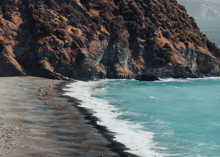 korsika plage nonza strand meer