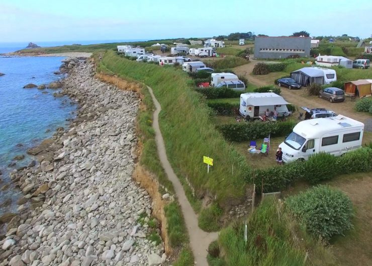 bretagne camping greve blanche plouguerneau meer