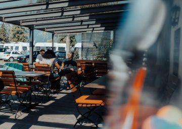 familiencamping aaregg restaurant terrasse