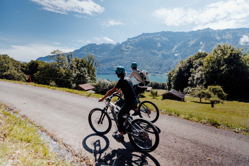 mountainbike panoramaweg brienzersee