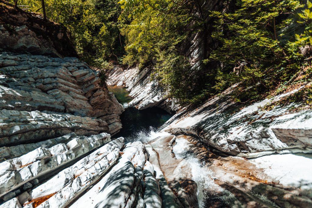 Naturpools im parco delle gole della breggia